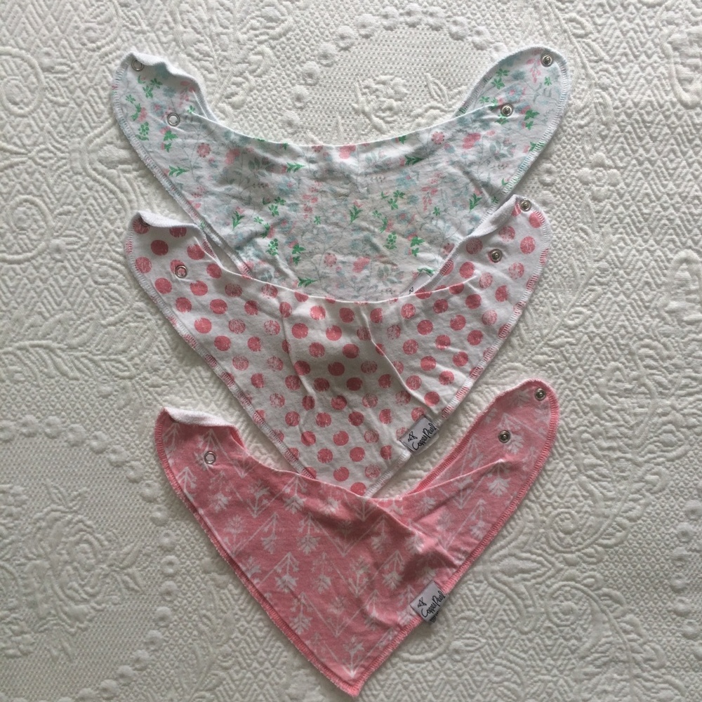 Coper Pearl Bandana Bibs Set of 3